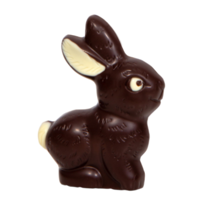 Petit lapin perlin chocolat noir